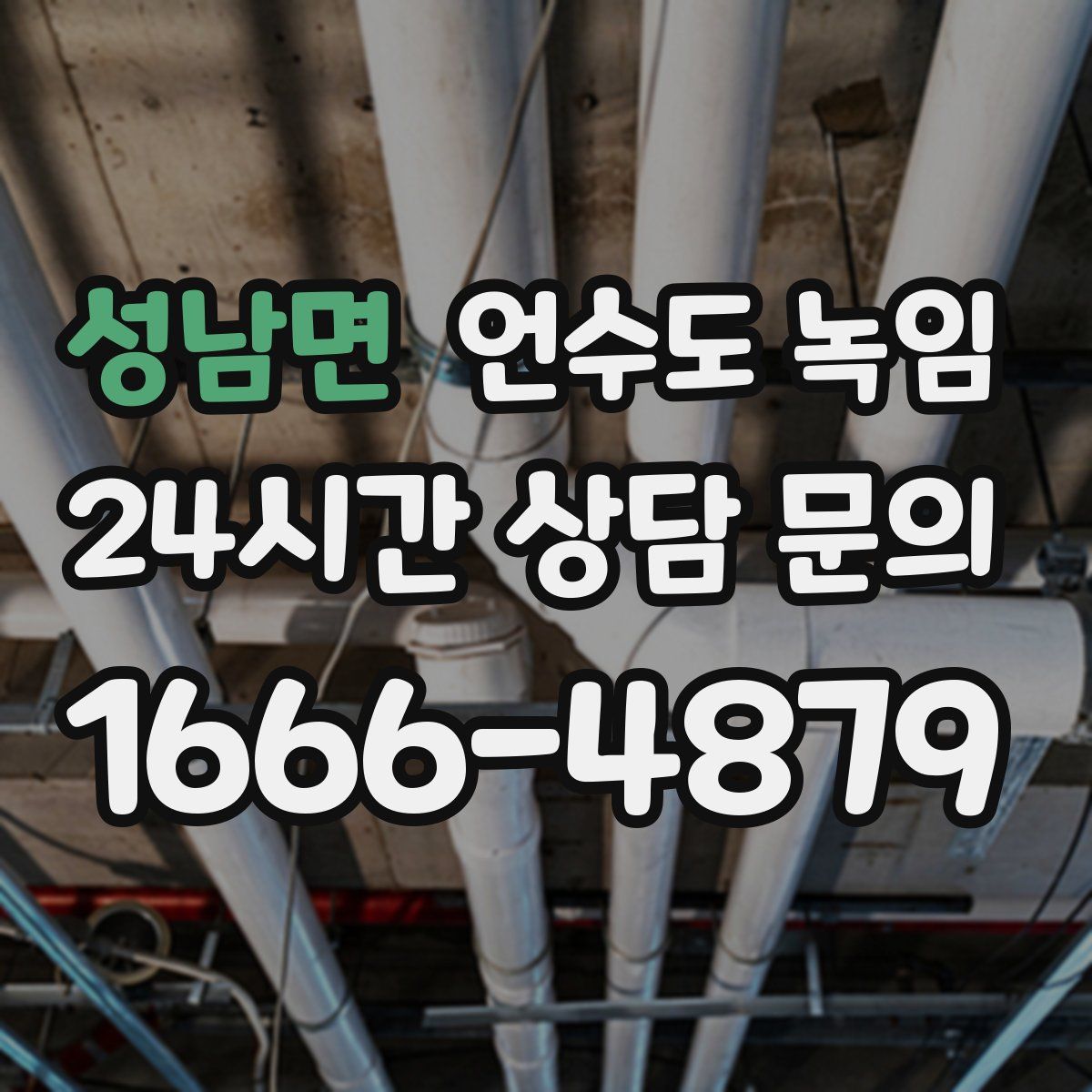성남면 언수도 녹임