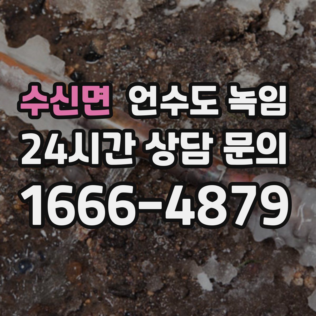 수신면 언수도 녹임