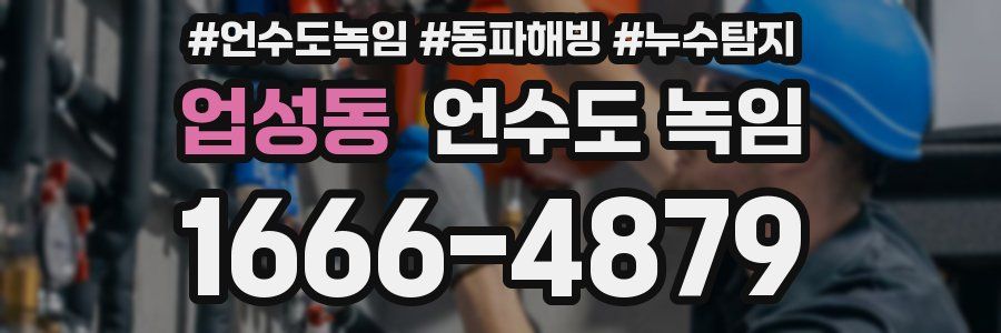 업성동 언수도 녹임