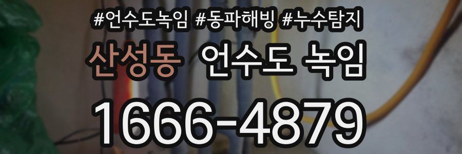 산성동 언수도 녹임