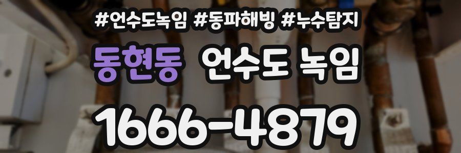 동현동 언수도 녹임