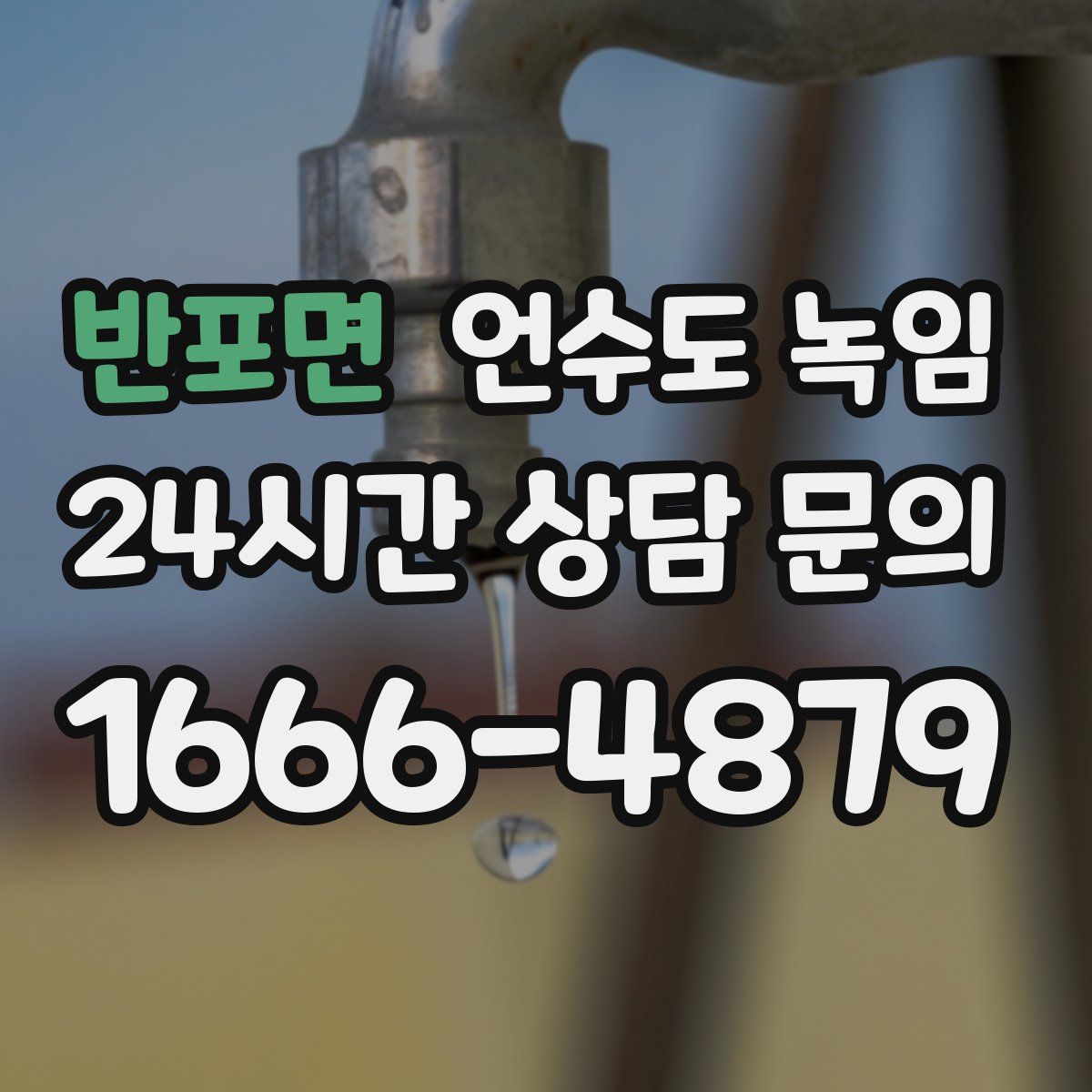 반포면 언수도 녹임