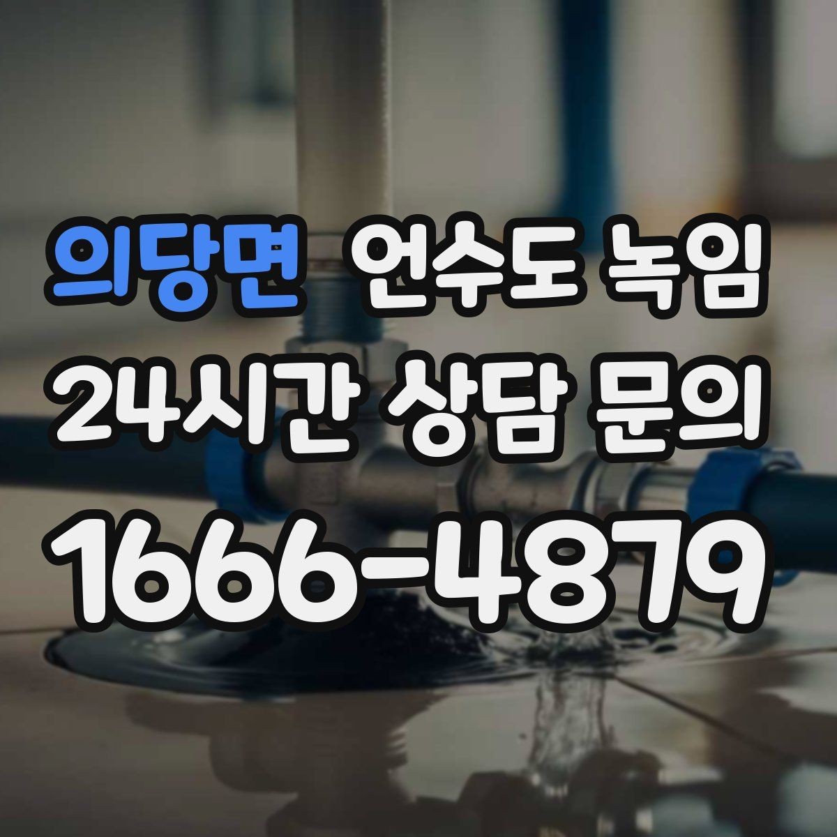 의당면 언수도 녹임 정수기 연결 라인이 얼었을 때 증상과 대처