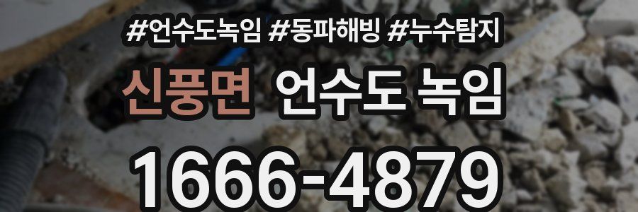 신풍면 언수도 녹임