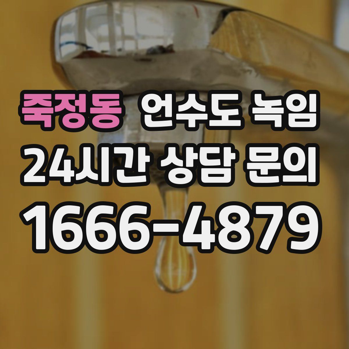 죽정동 언수도 녹임