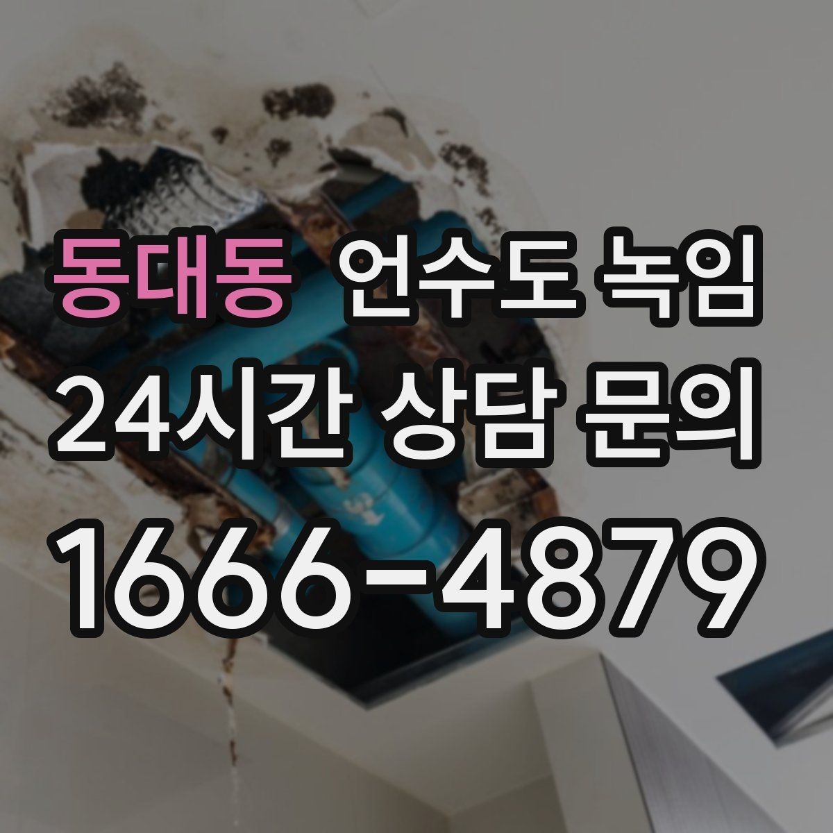 동대동 언수도 녹임 계량기함부터 세대 내부까지 점검 순서