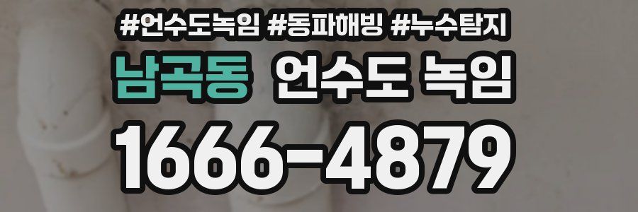 남곡동 언수도 녹임