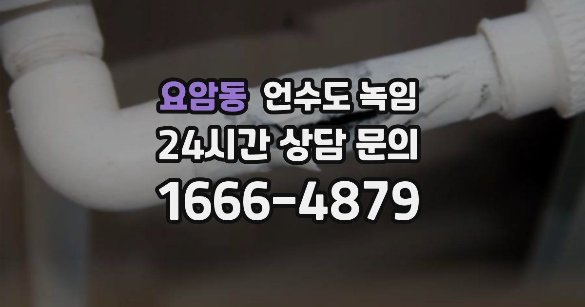 요암동 언수도 녹임