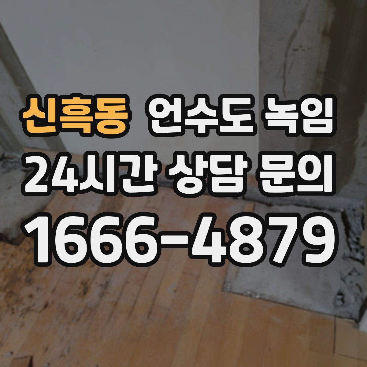 신흑동 언수도 녹임