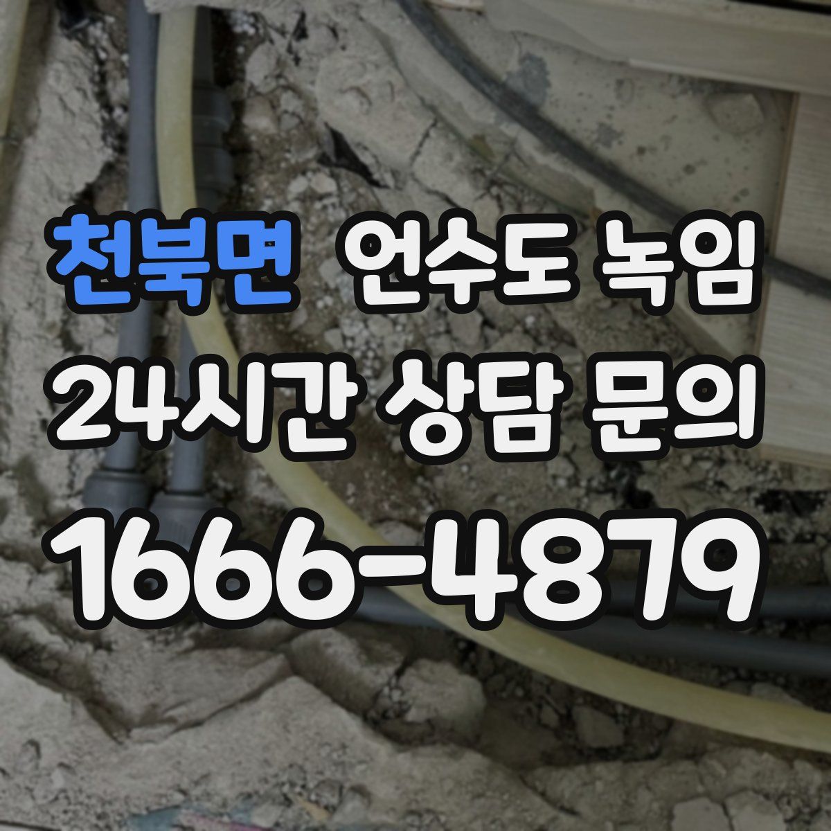 천북면 언수도 녹임