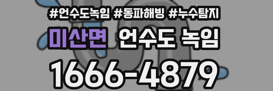 미산면 언수도 녹임