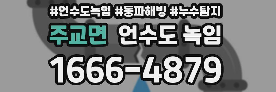 주교면 언수도 녹임