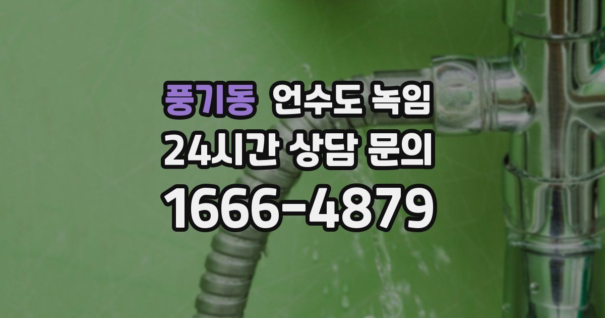 풍기동 언수도 녹임