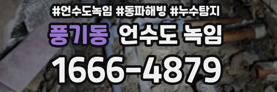 풍기동 언수도 녹임