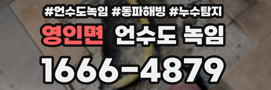 영인면 언수도 녹임