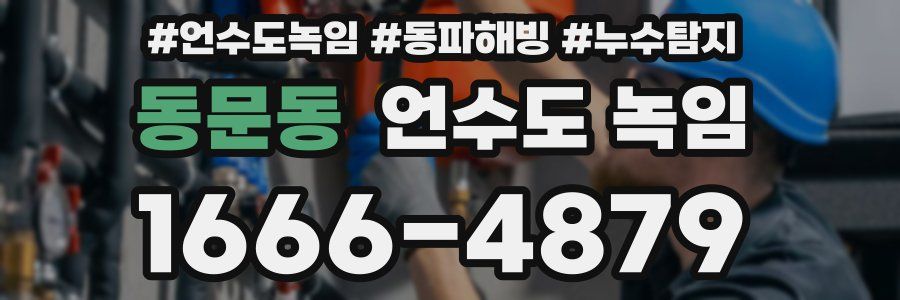 동문동 언수도 녹임