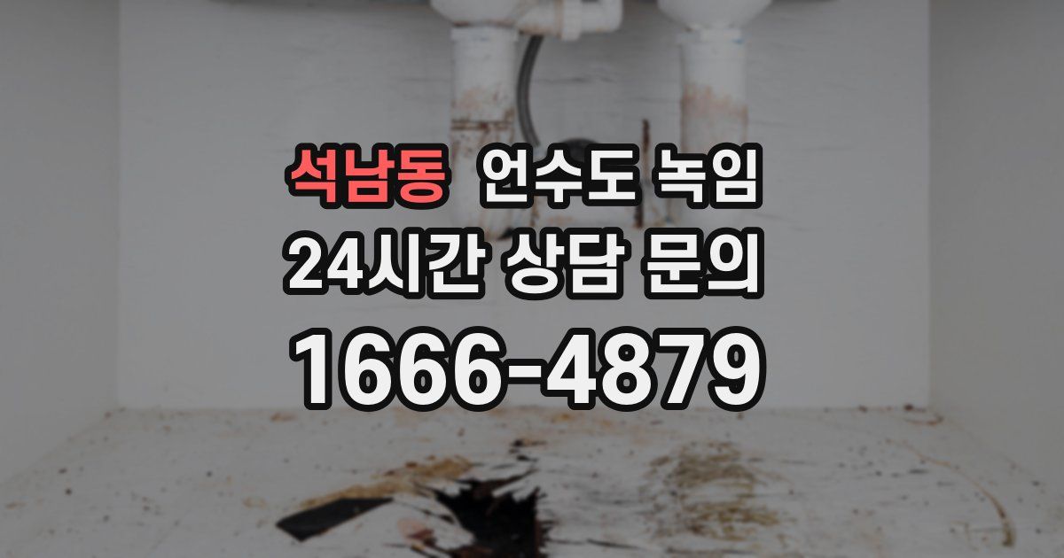 석남동 언수도 녹임