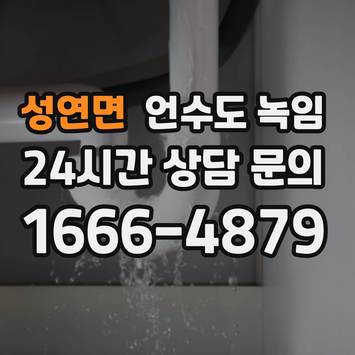 성연면 언수도 녹임