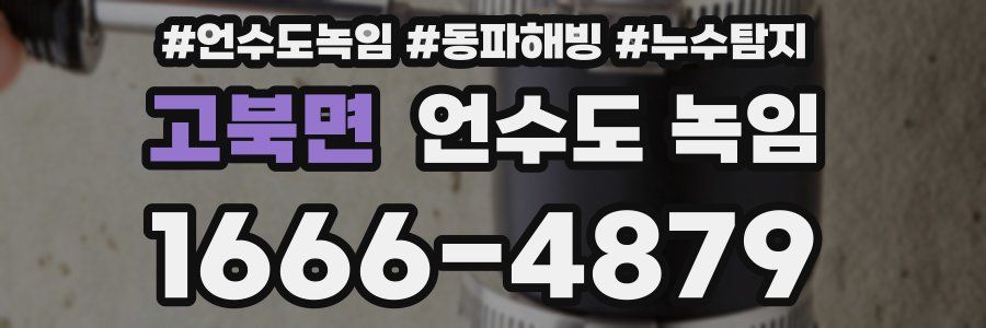 고북면 언수도 녹임