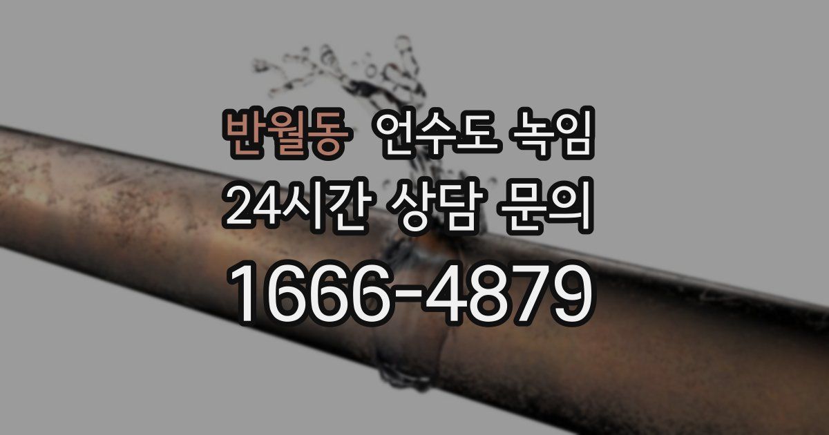 반월동 언수도 녹임