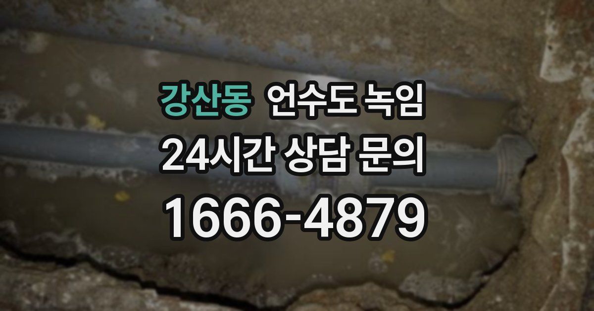 강산동 언수도 녹임