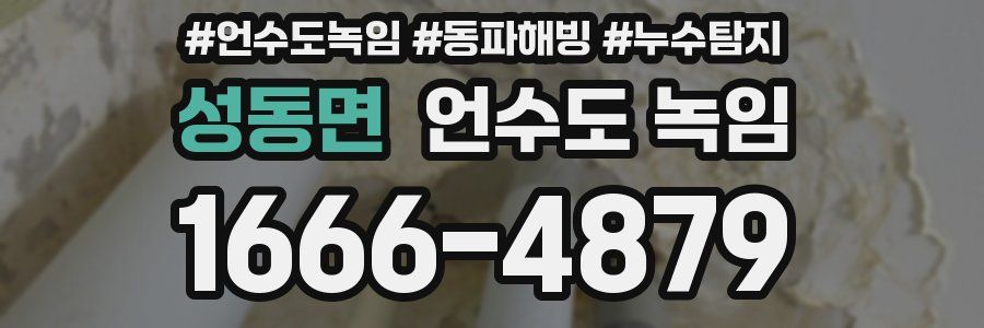 성동면 언수도 녹임