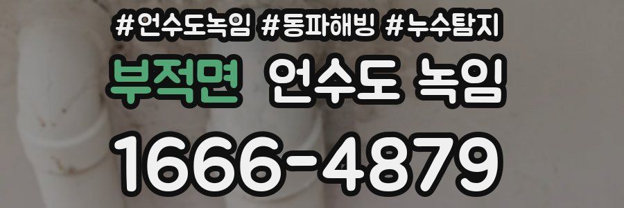 부적면 언수도 녹임