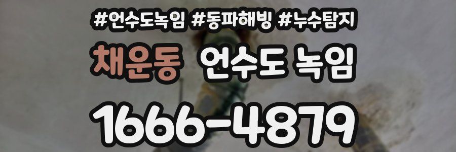 채운동 언수도 녹임