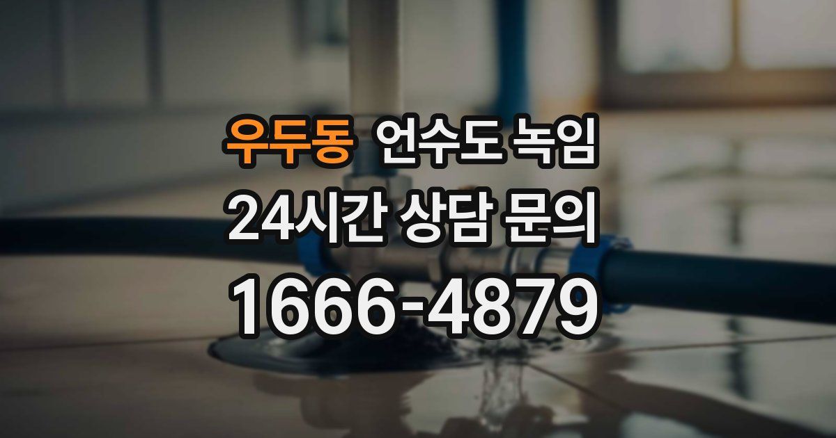 우두동 언수도 녹임