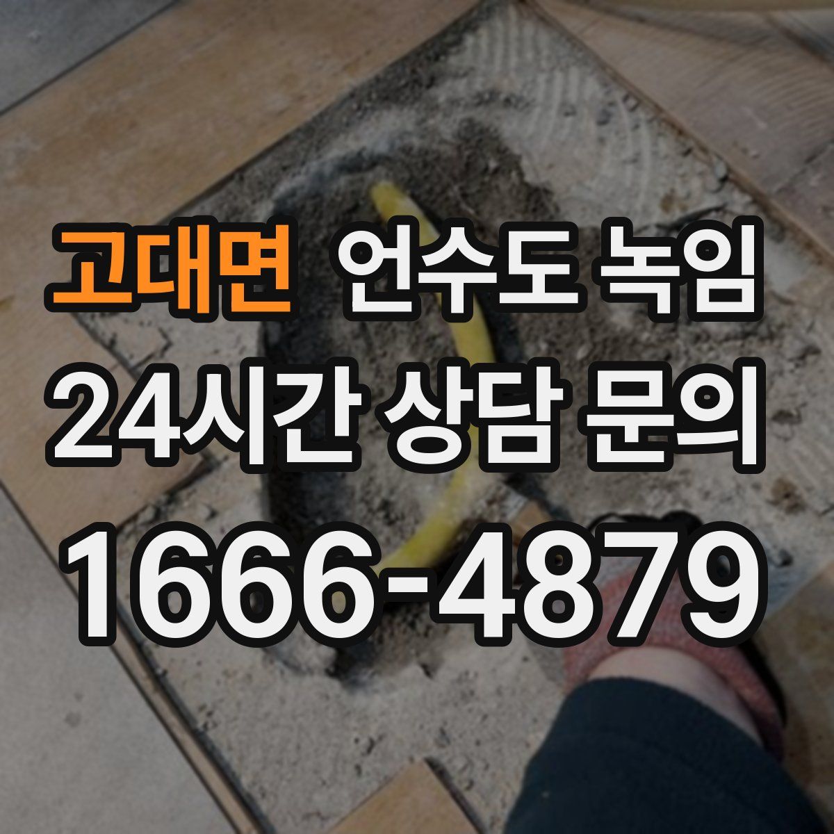 고대면 언수도 녹임