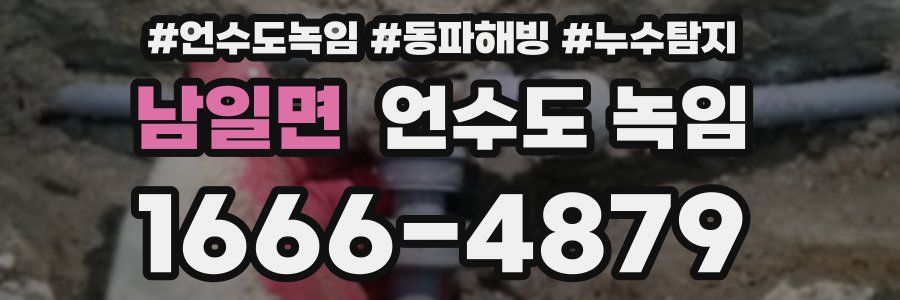 남일면 언수도 녹임