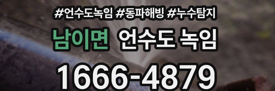 남이면 언수도 녹임