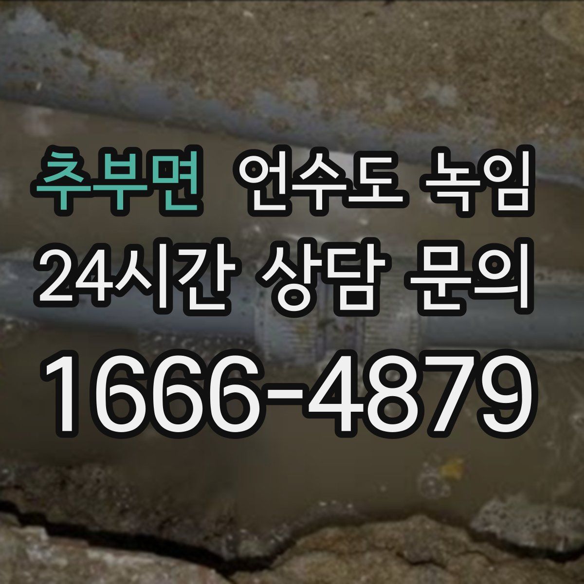 추부면 언수도 녹임