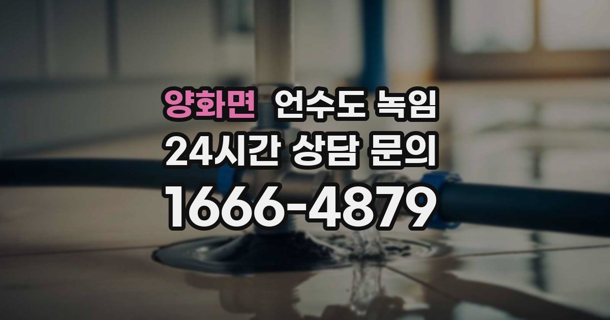 양화면 언수도 녹임