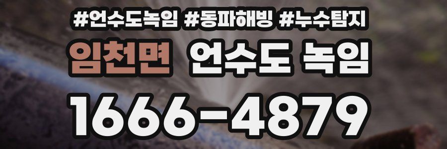 임천면 언수도 녹임