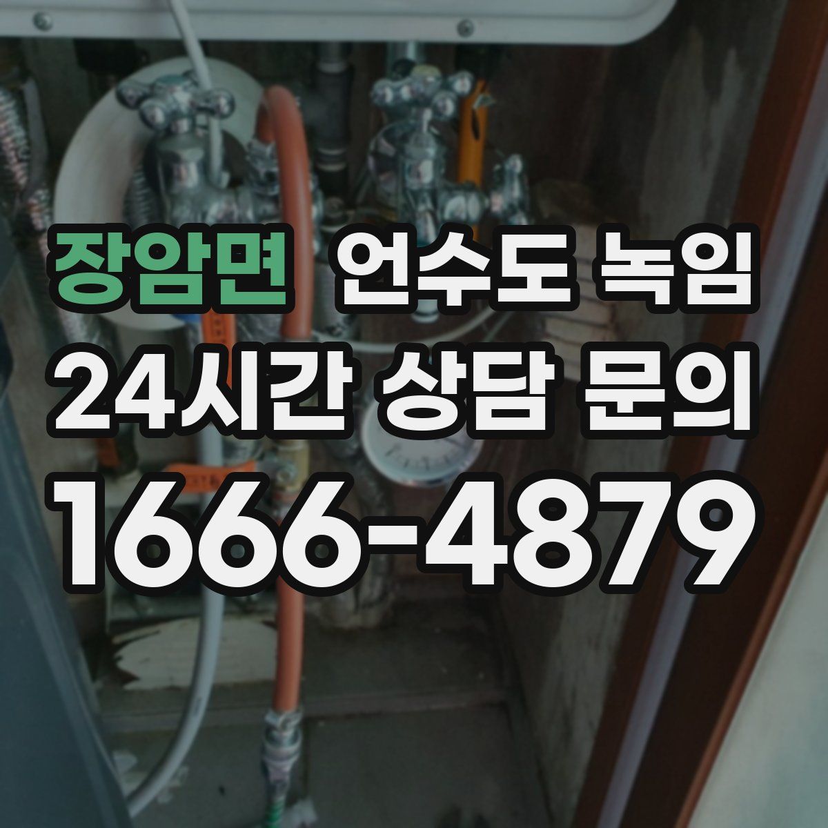 장암면 언수도 녹임