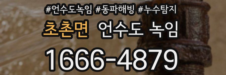 초촌면 언수도 녹임