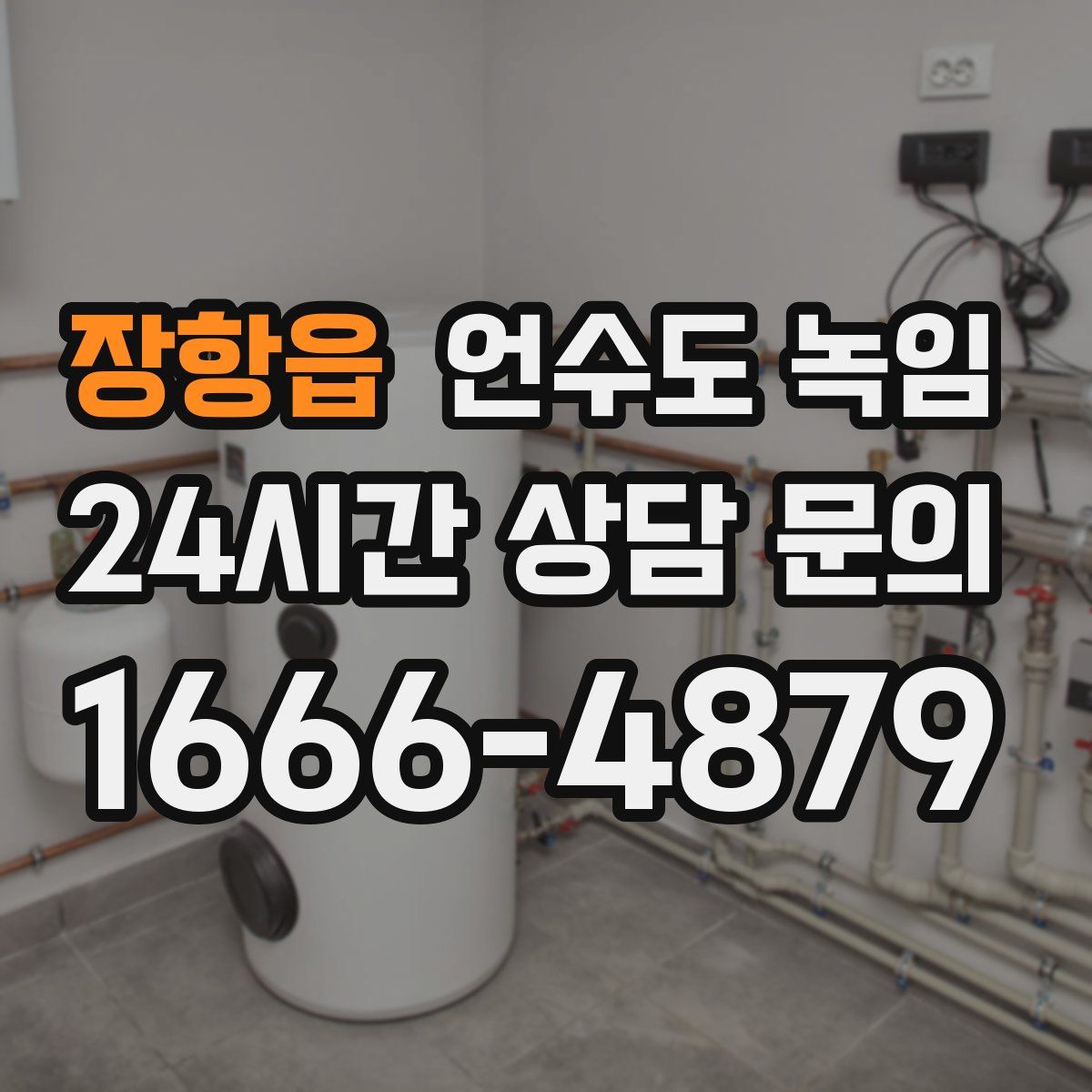 장항읍 언수도 녹임