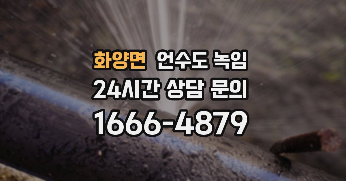 화양면 언수도 녹임