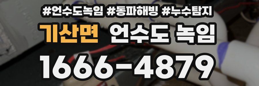 기산면 언수도 녹임