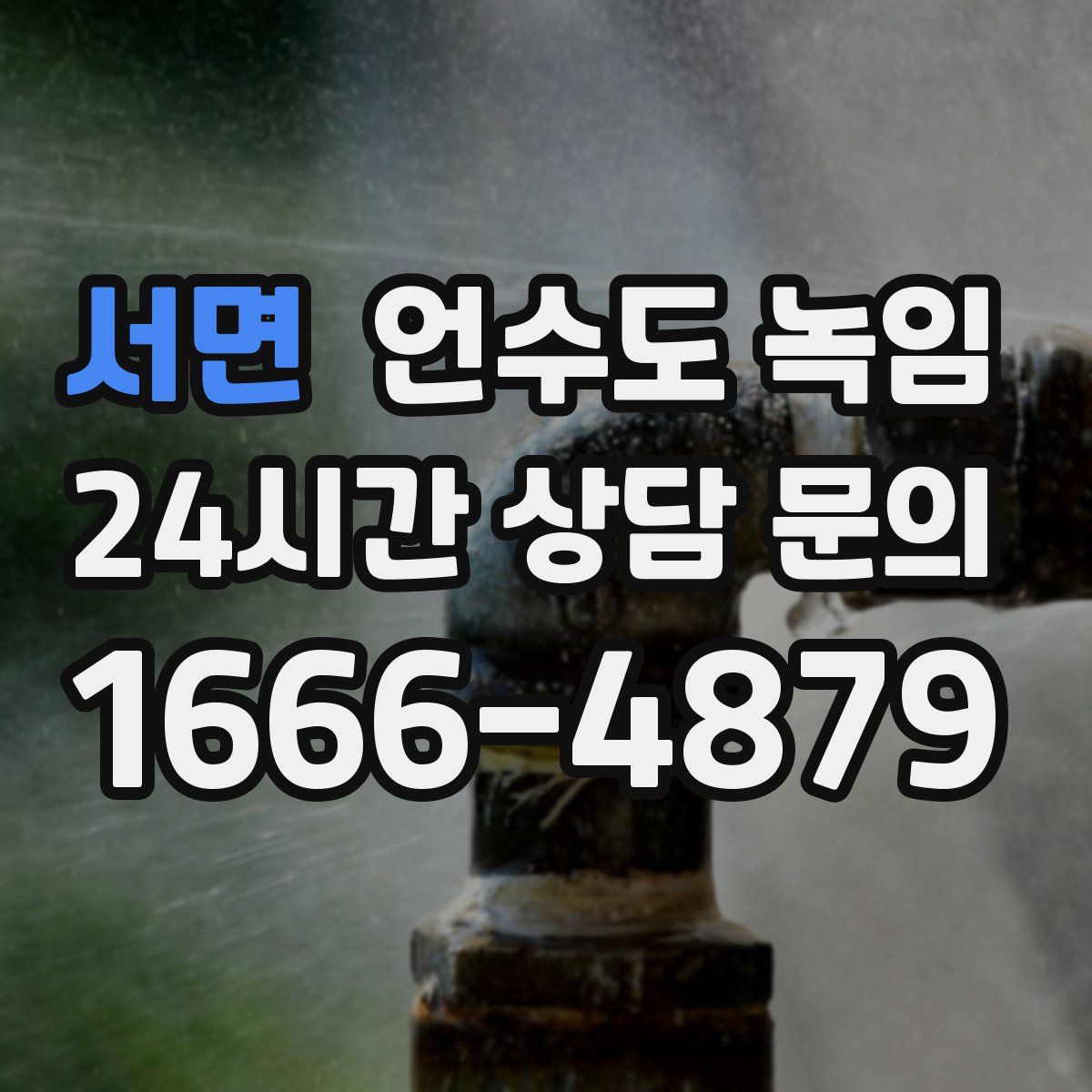 서면 언수도 녹임