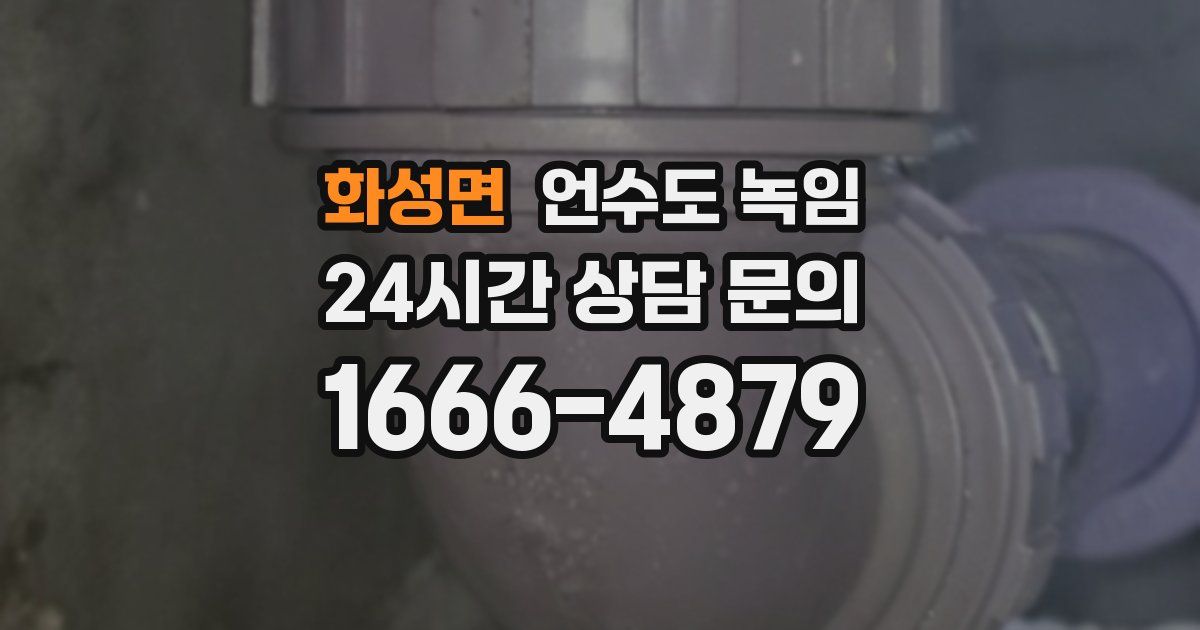 화성면 언수도 녹임