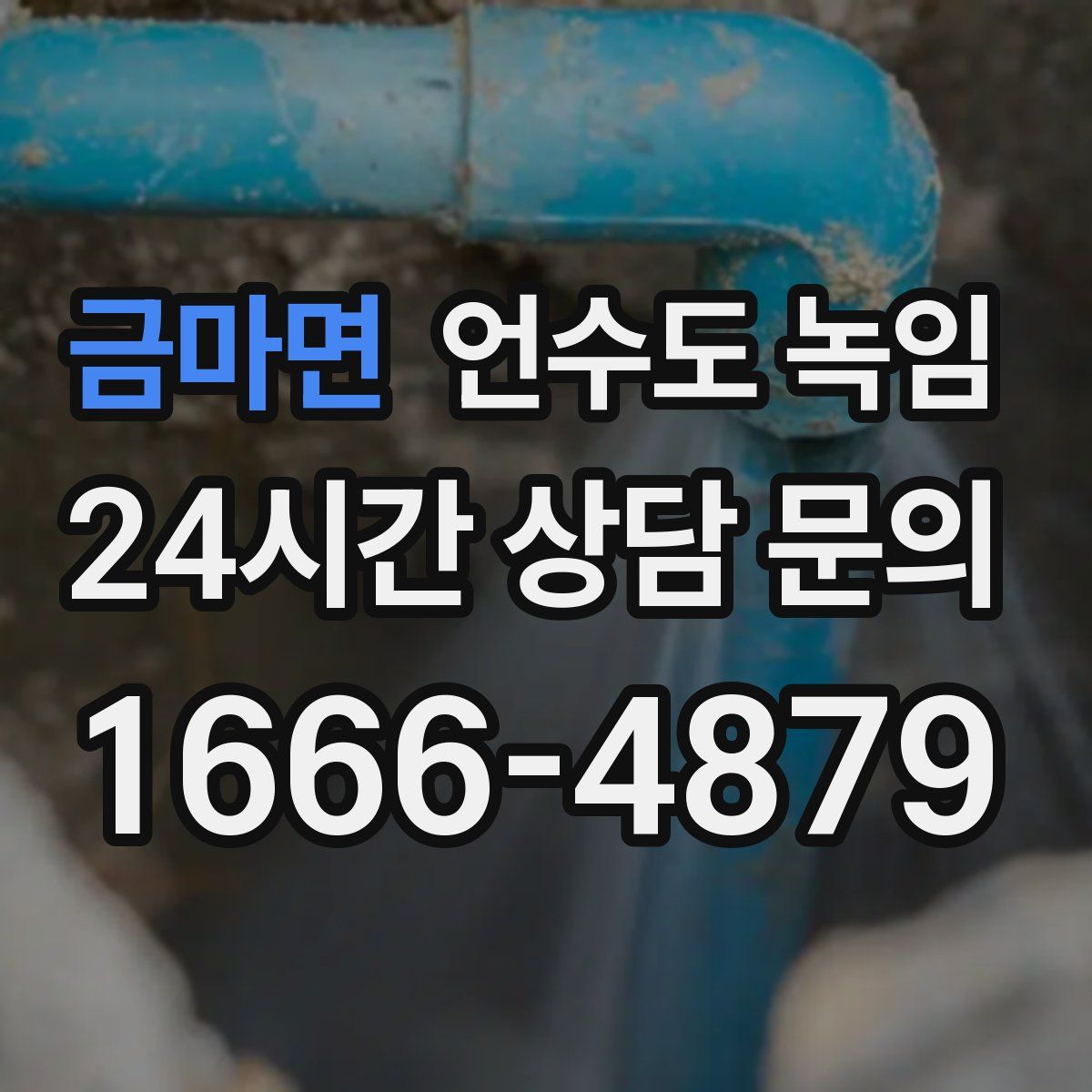 금마면 언수도 녹임