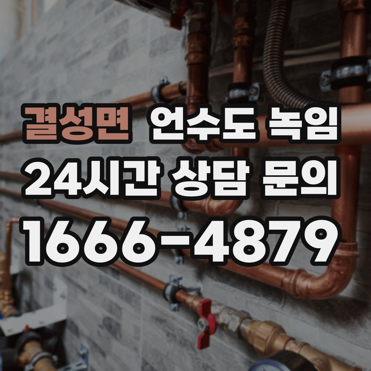 결성면 언수도 녹임