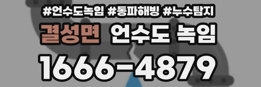 결성면 언수도 녹임