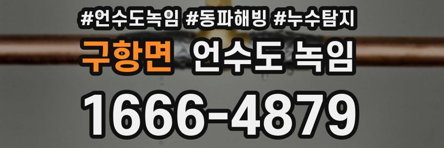 구항면 언수도 녹임