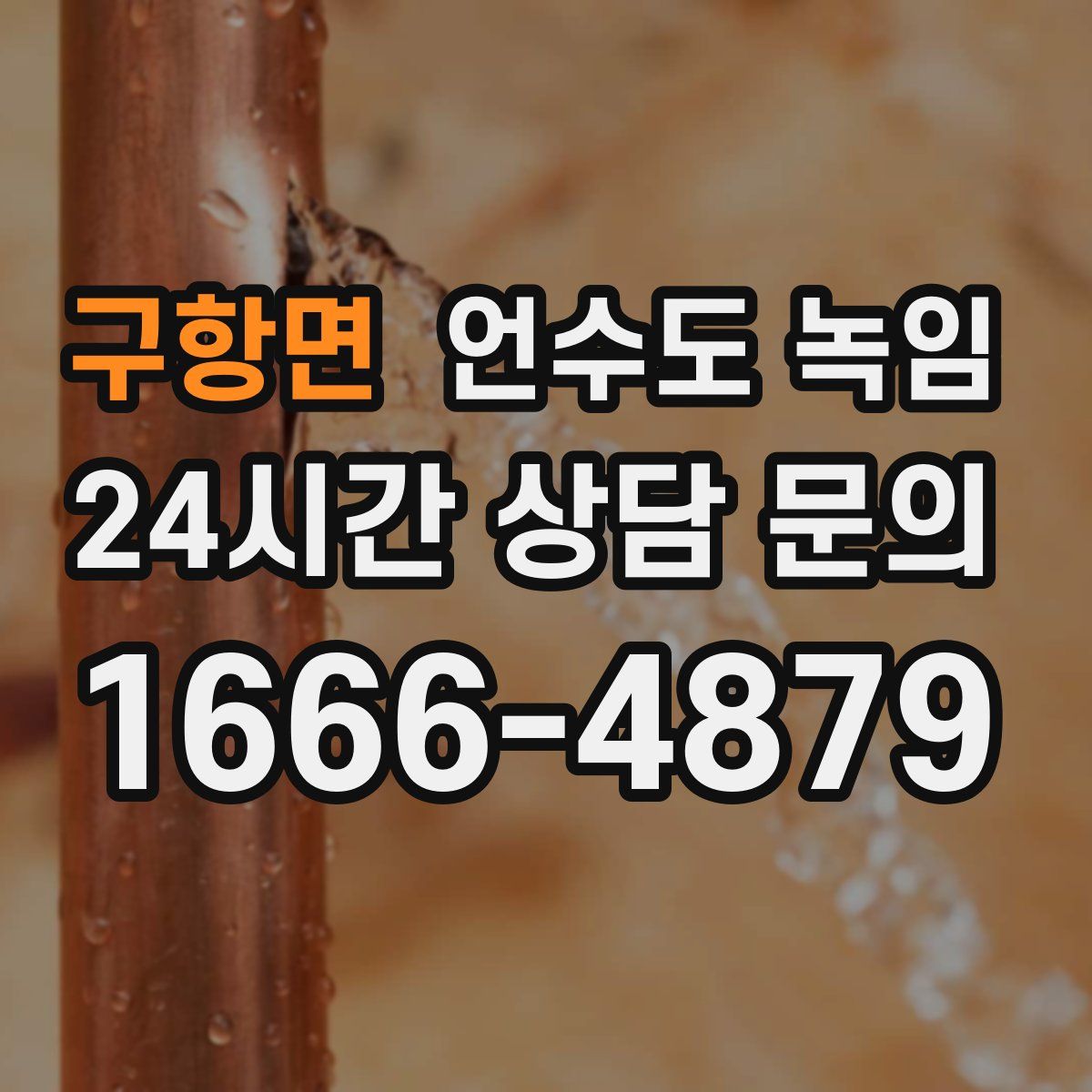 구항면 언수도 녹임