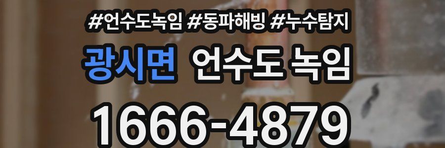 광시면 언수도 녹임