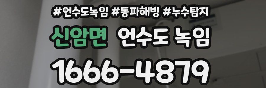 신암면 언수도 녹임