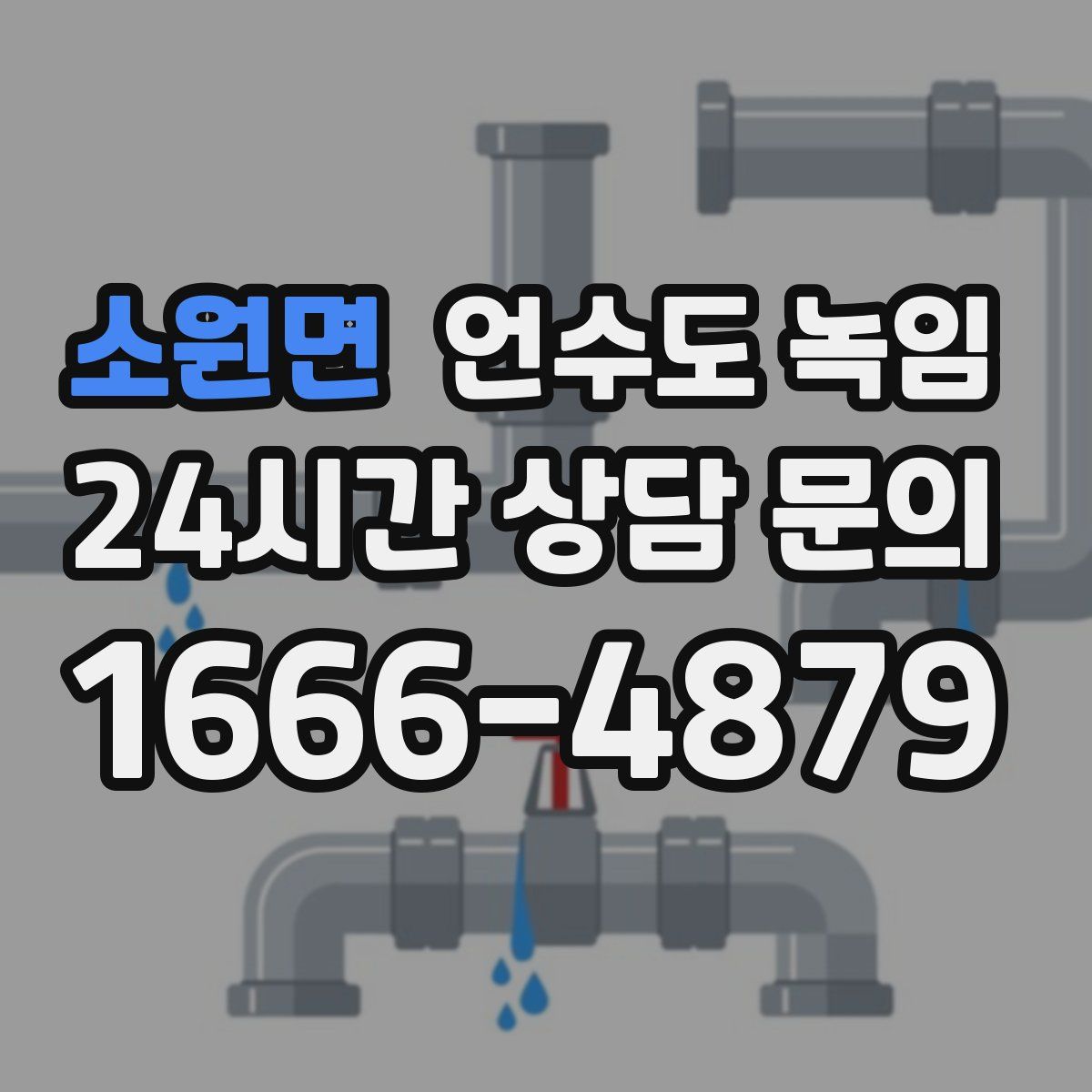 소원면 언수도 녹임